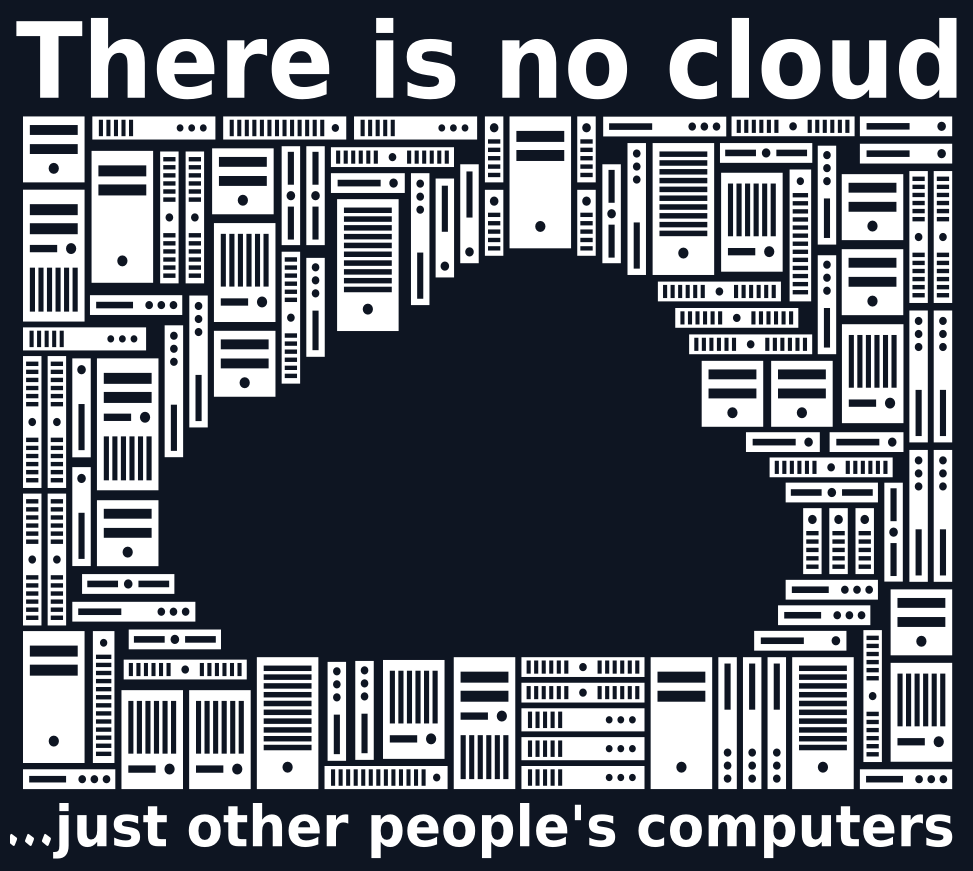 There is no cloud, just other people's computers